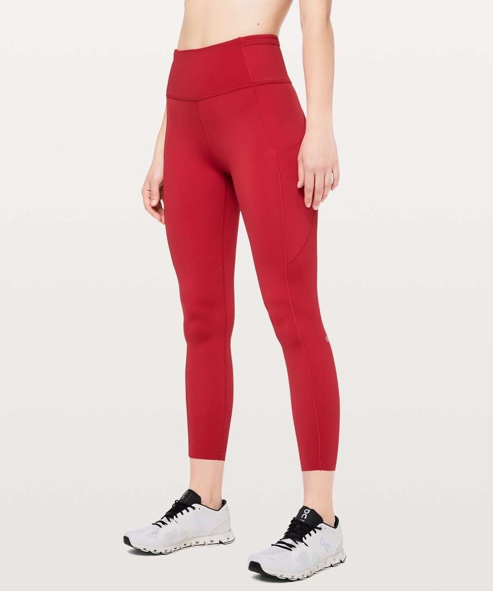 Lululemon Leggings High Rise Yoga Workout Gym Athleisure Running Preppy 2